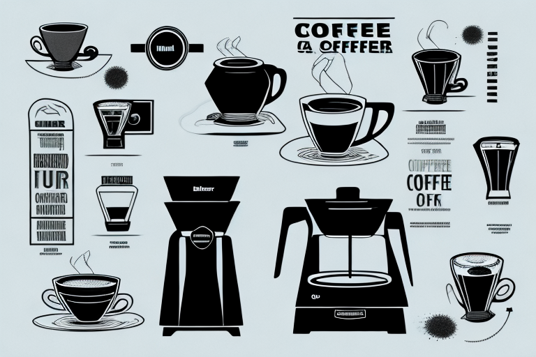 A black+decker coffee maker with its components and features
