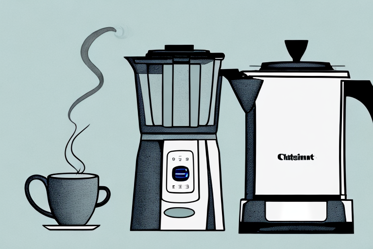 A cuisinart 12-cup thermal coffee maker in a kitchen setting