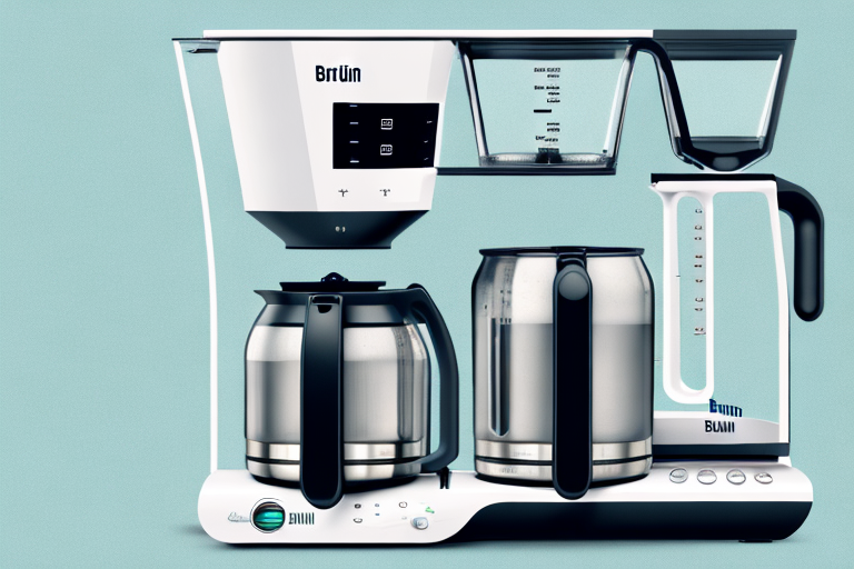 A braun brew sense drip coffee maker kf6050 with all its features and components