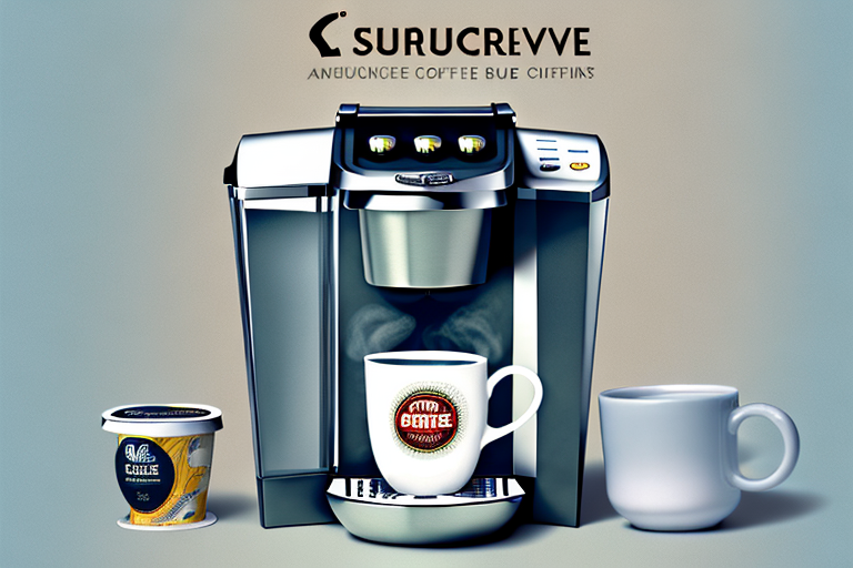 A keurig k-supreme plus c single serve coffee maker with 18 k-cup pods