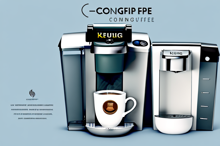 A keurig k-compact single-serve k-cup pod coffee maker with its components and features