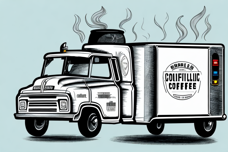 A 12-volt coffee maker in a truck cab