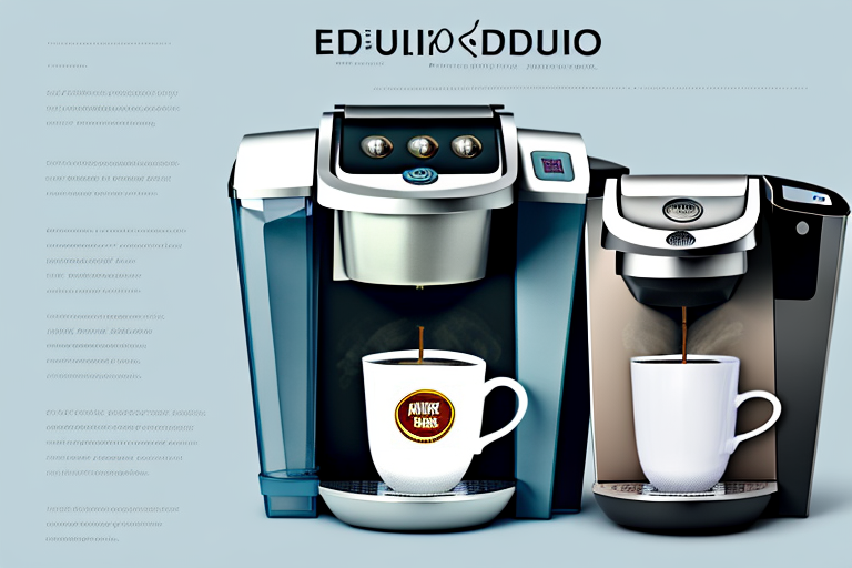 A keurig k-duo essentials coffee maker with its components and features