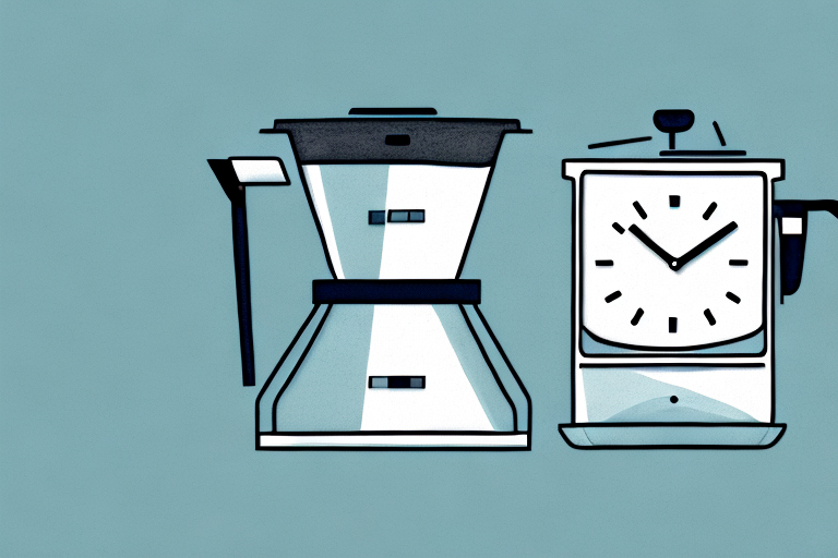 A coffee maker that doubles as an alarm clock