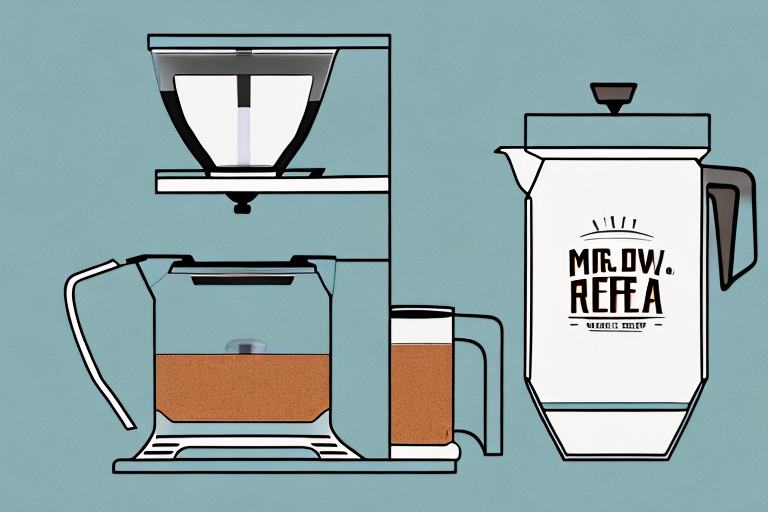 A mr. coffee iced tea maker with a new replacement pitcher