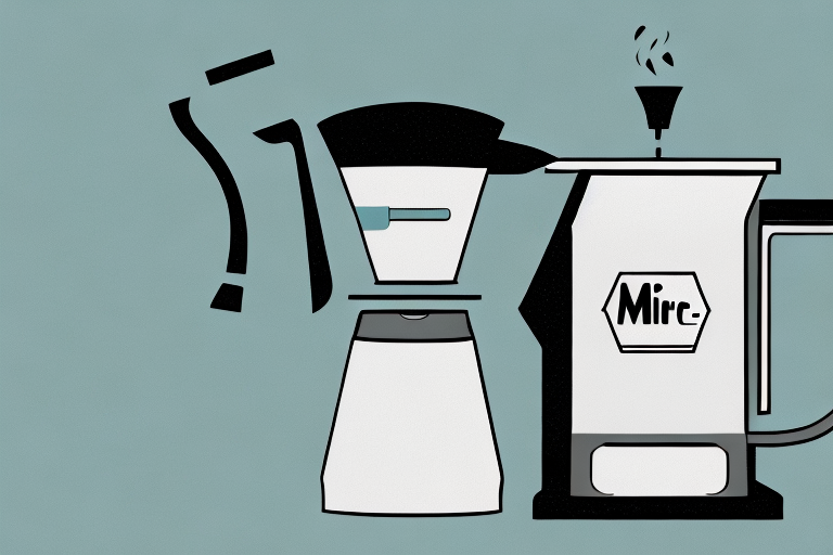 A 4-cup mr. coffee coffee maker with its components clearly visible