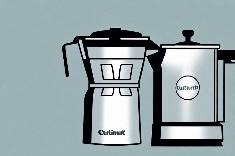 A cuisinart coffee maker with a timer set on the display