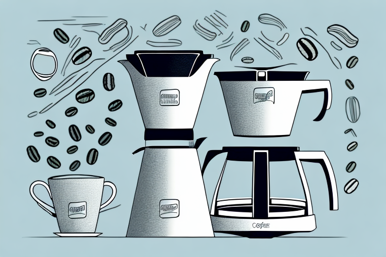 A 4-cup coffee maker