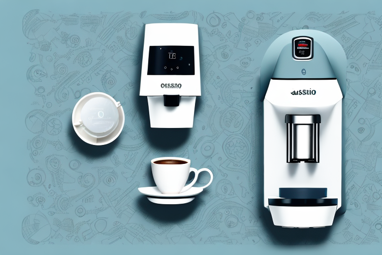 A tassimo bosch coffee maker with its components and features