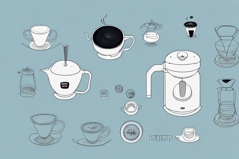 A bunn coffee maker with its features and components