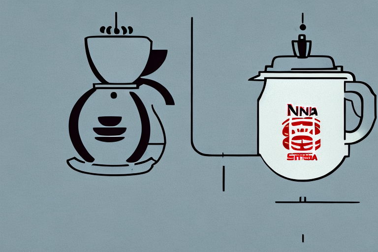 A ninja-style coffee maker