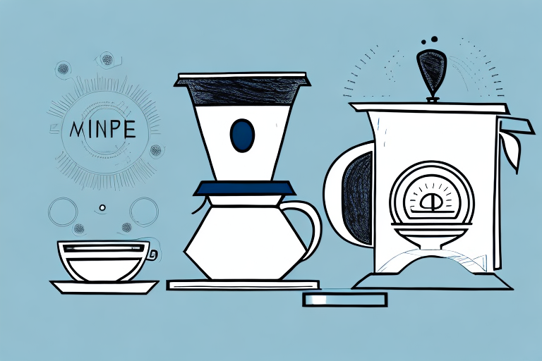 A two-in-one coffee maker with its components and features