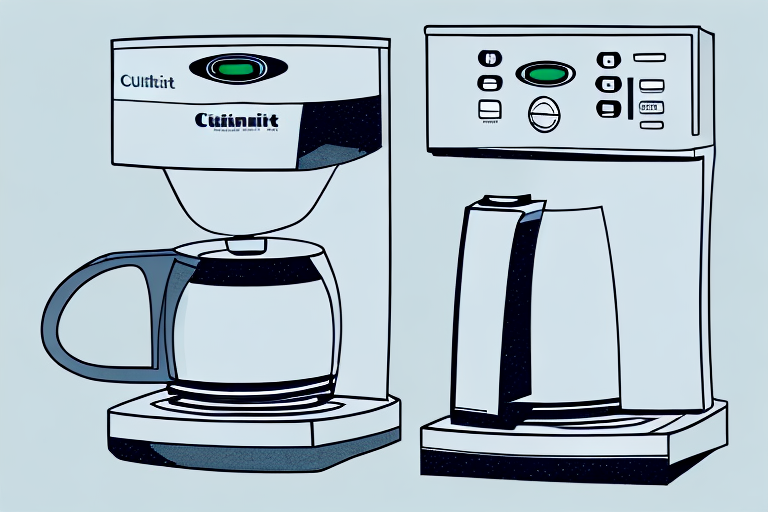 A cuisinart 12-cup coffee maker