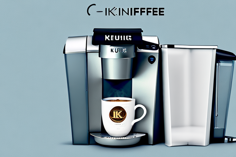 A keurig k-slim iced single-serve coffee maker with its components and features