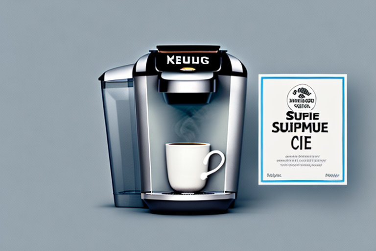 A keurig k-supreme single-serve k-cup pod coffee maker with its components and features