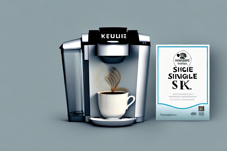 A keurig k-slim single serve k-cup pod coffee maker