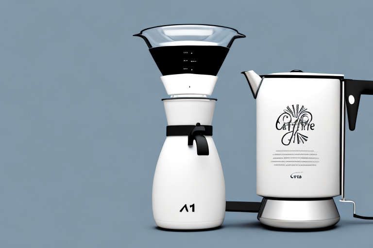 A 12-cup thermal carafe coffee maker with its components and features