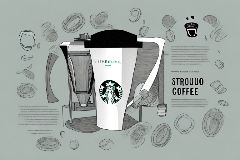 A starbucks verismo coffee maker with its components