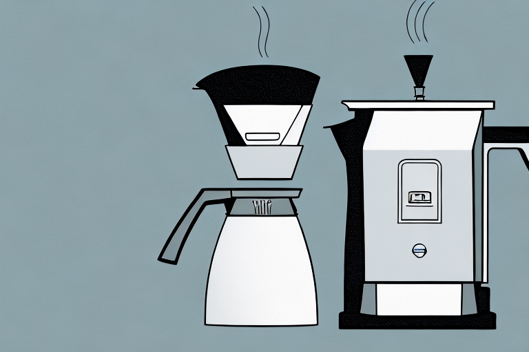 A 12-cup coffee maker with a thermal carafe