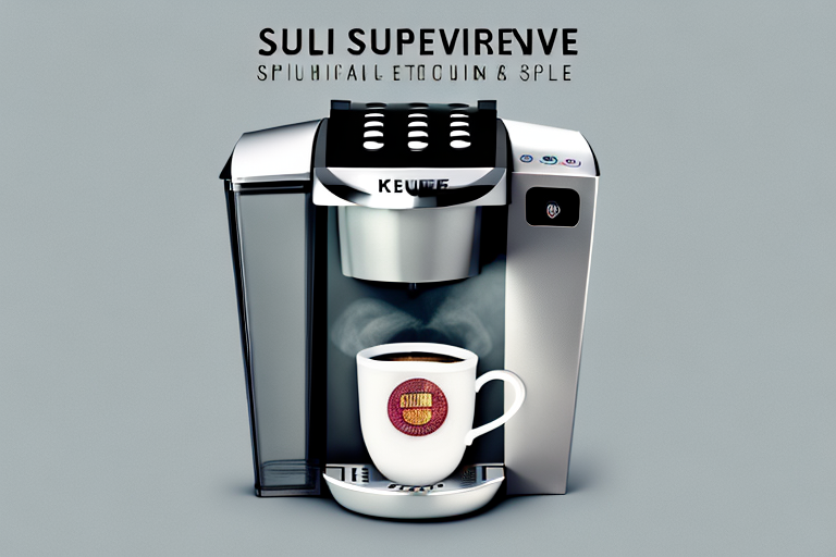 A keurig k-supreme plus special edition single serve coffee maker with 18 k-cup pods