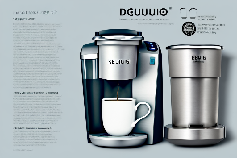 A keurig k-duo single serve & carafe coffee maker
